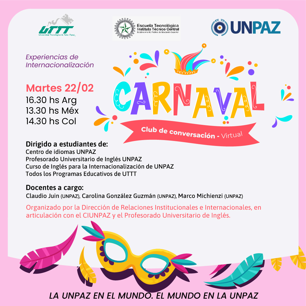 CLUB DE CONVERSACIÓN “CARNAVAL” - UNPAZ