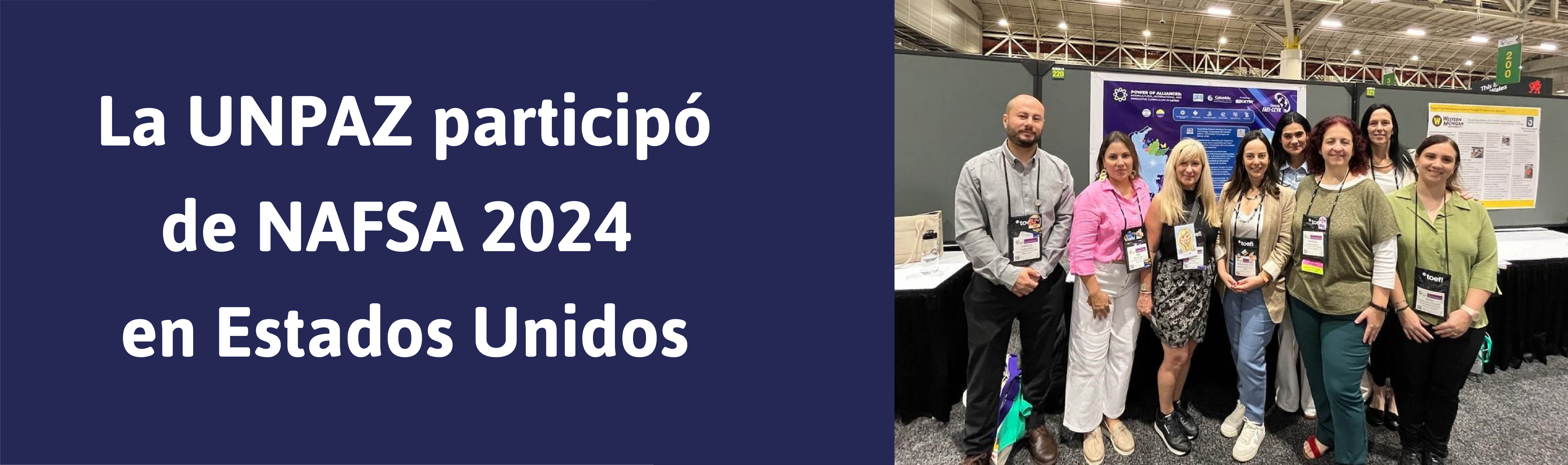  La UNPAZ participó de la Feria de Educación Superior NAFSA 2024 en Nueva Orleans, Luisiana, Estados Unidos
