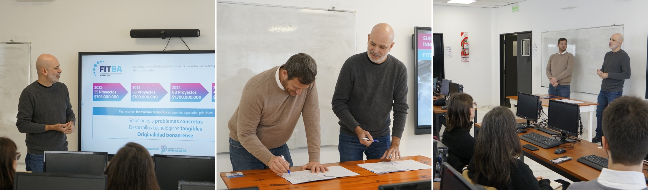 LA UNPAZ FIRMÓ CONVENIOS DE COOPERACIÓN CON EL MINISTERIO DE PRODUCCIÓN, CIENCIA E INNOVACIÓN TECNOLÓGICA DE PBA