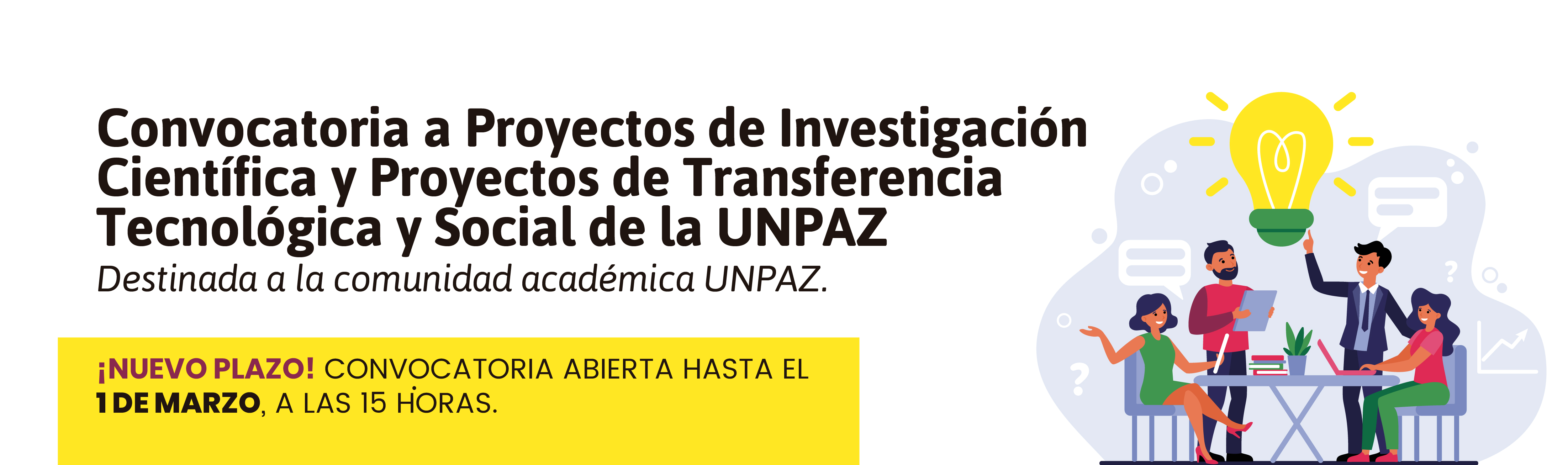 Convocatoria a proyectos