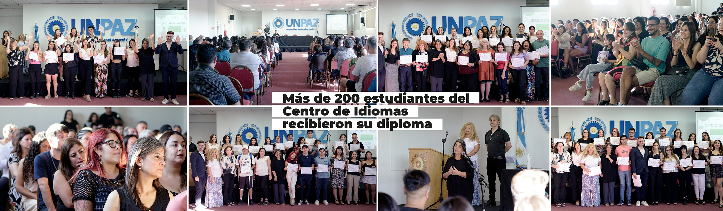 Más de 200 estudiantes del Centro de Idiomas recibieron su diploma