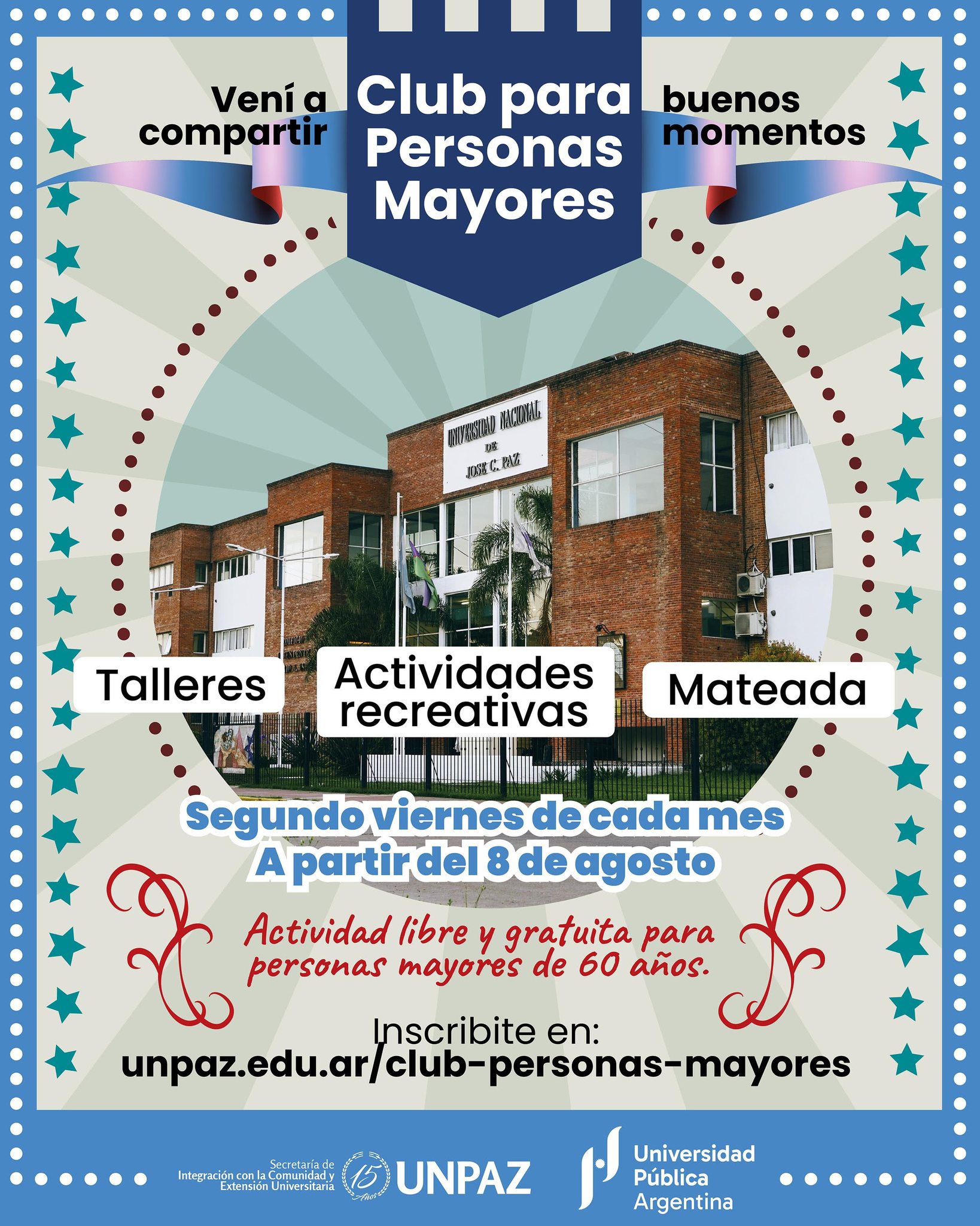 Club para Personas Mayores en la UNPAZ