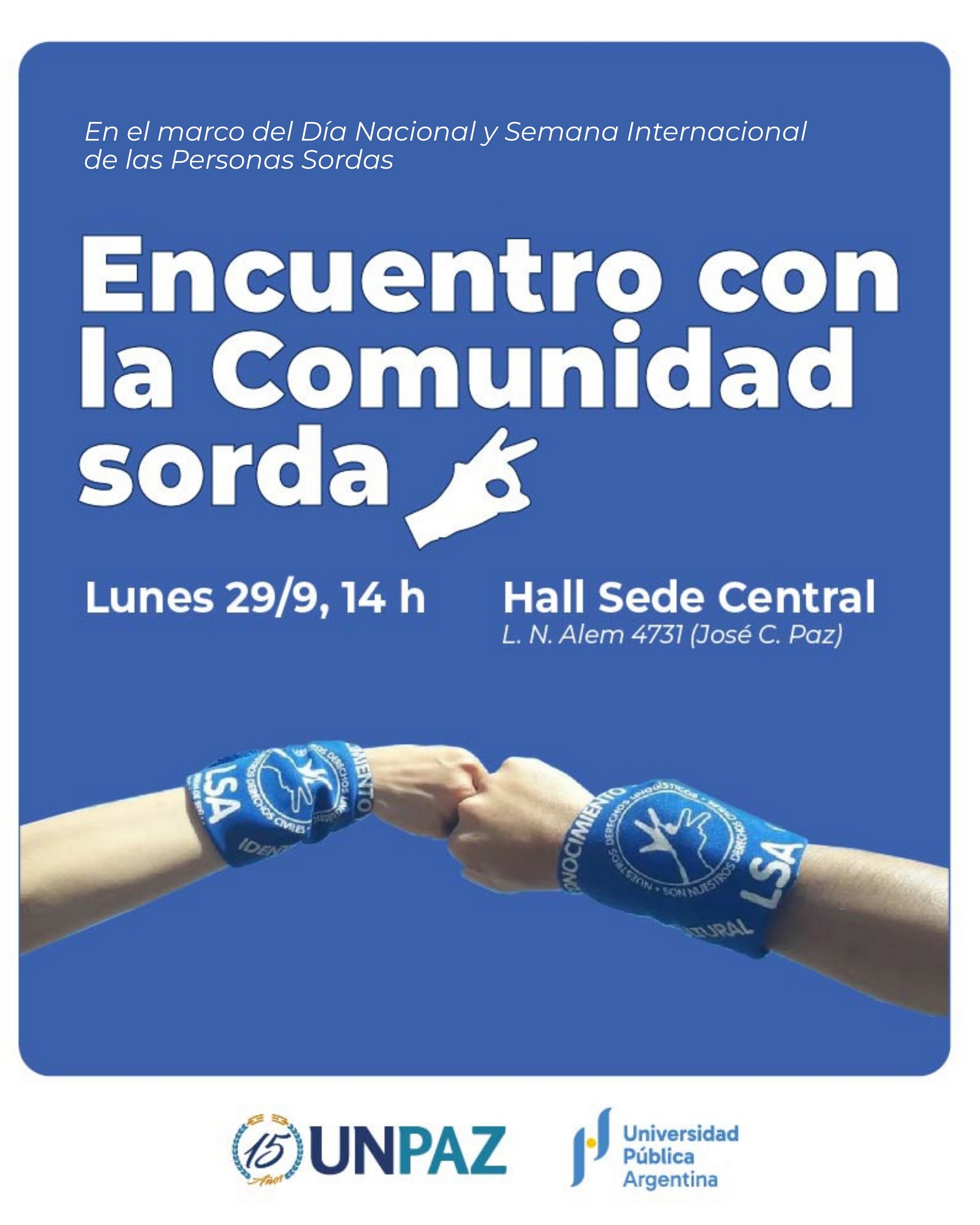 Encuentro con la comunidad sorda