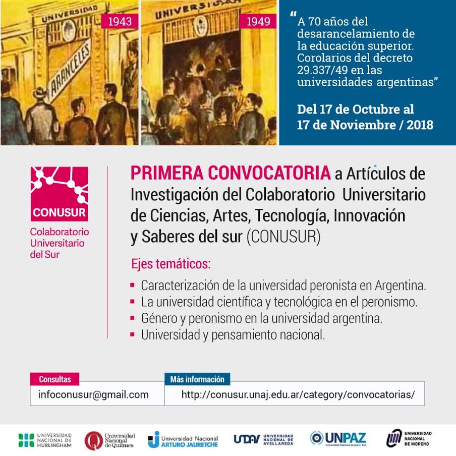 Convocatoria CONUSUR