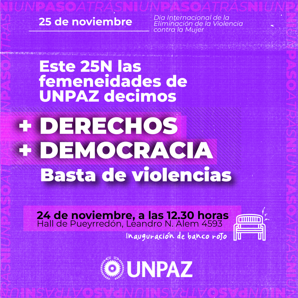 Por el derecho a una vida libre de violencias. Actividad de reflexión de cara al 25N