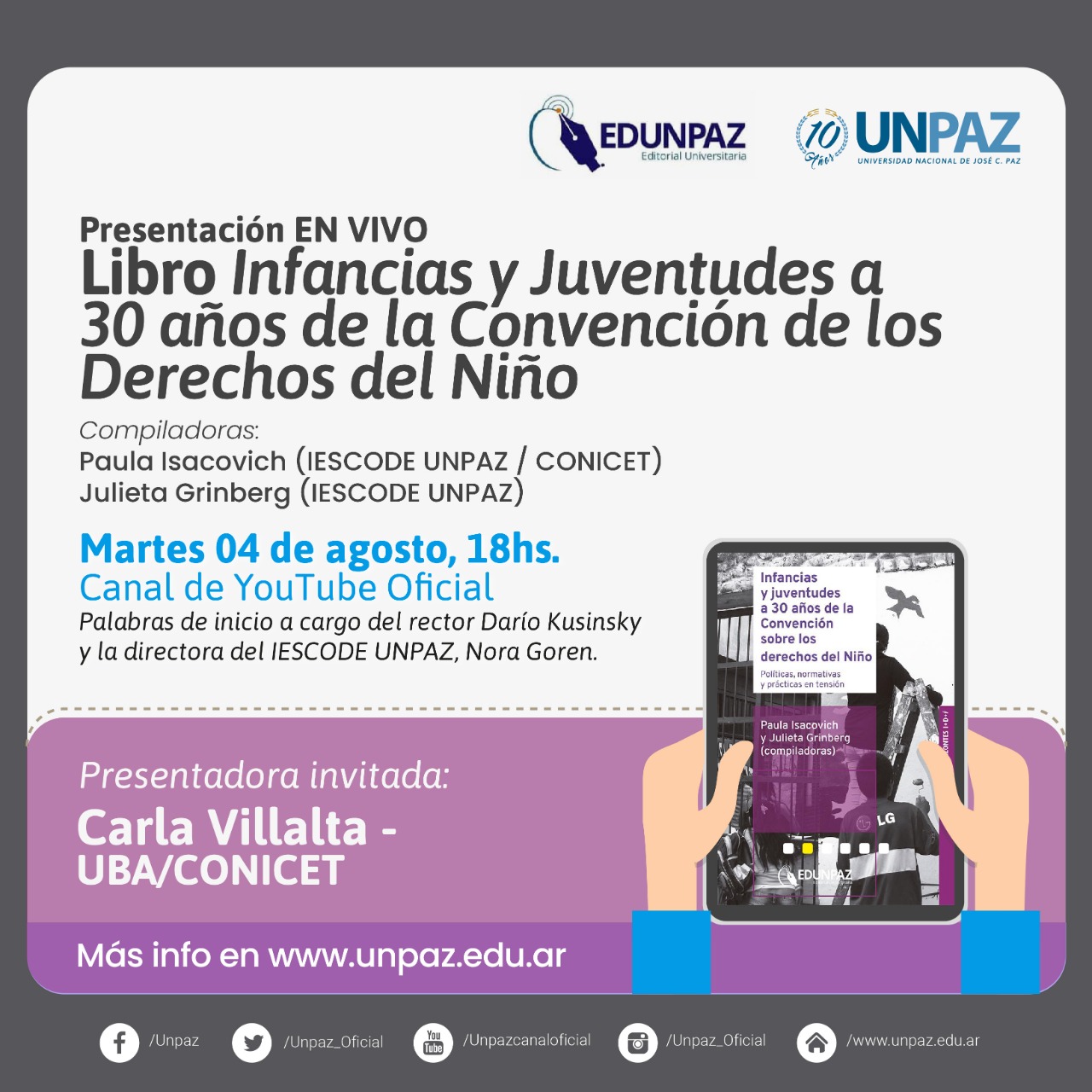 Presentación Infancias y Juventudes...